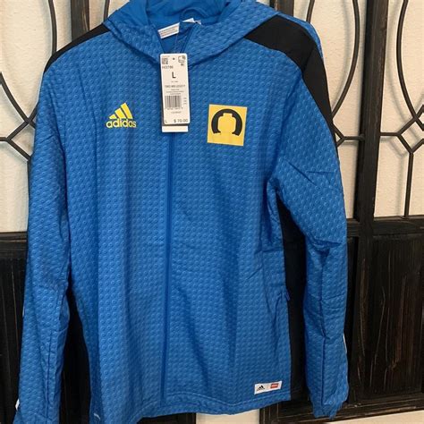 adidas blue and yellow jacket